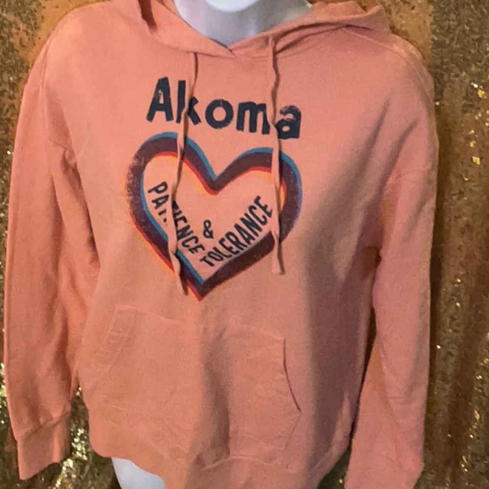 Target Peach Pink 'Akoma' Heart Hoodie